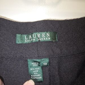 Lauren Ralph Lauren Womens Wool Trousers 16W